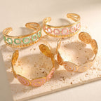 Women's cuff with elegant spiral design Symbol Fashion