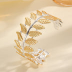 Ladies bracelet in elegant leaf design Symbol Fashion