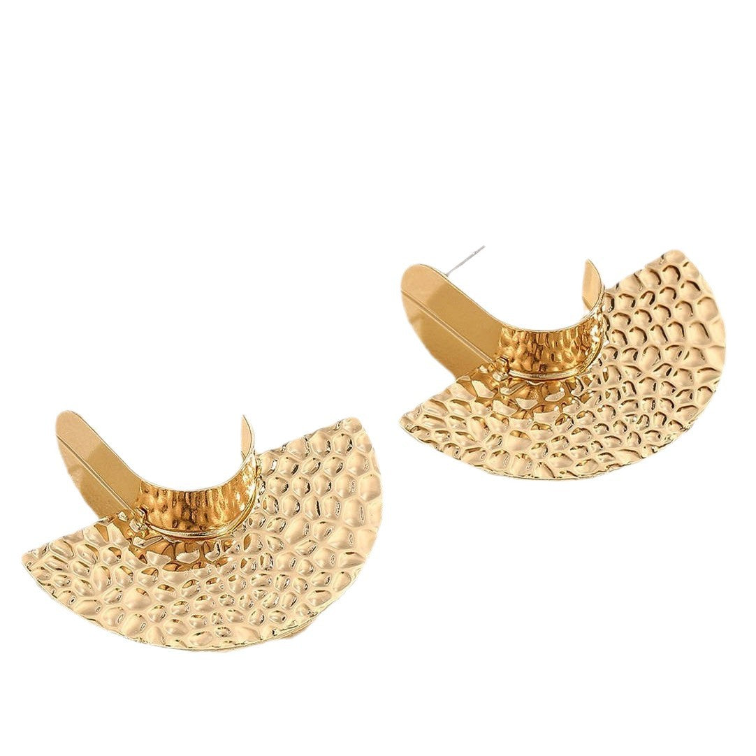 Women's Hanging Earrings with Artistic, Textured Design Symbol Fashion