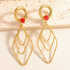 Women's earrings with elegant, shimmering design Symbol Fashion