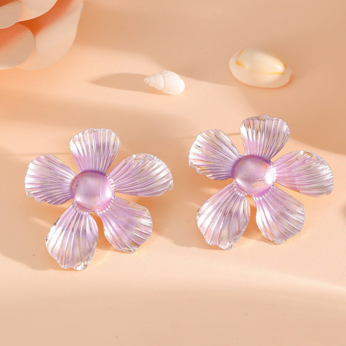 Women's Hair Clips in Artistic Flower Motif Symbol Fashion
