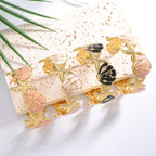 Ladies Elegant Wave-Shaped Bracelets Symbol Fashion