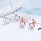 Women's earrings in elegant whale fin design Symbol Fashion