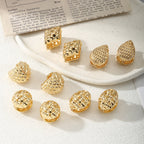 Women's Ear Clips with Elegant Pattern Symbol Fashion