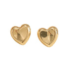 Women's Open Bangle with Elegant Heart Shape Symbol Fashion