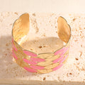 Ladies bracelet with intricate floral design Symbol Fashion
