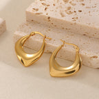 Women's Hanging Earrings with Integrated, Textured Design Symbol Fashion