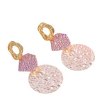 Women's Hanging Earrings with Modern Geometric Design Symbol Fashion