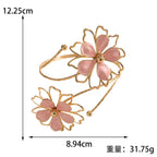 Ladies bracelet with artistic flower design Symbol Fashion