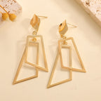 Women's Hanging Earrings in Modern Geometric Design Symbol Fashion