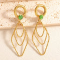 Women's earrings with elegant, shimmering design Symbol Fashion