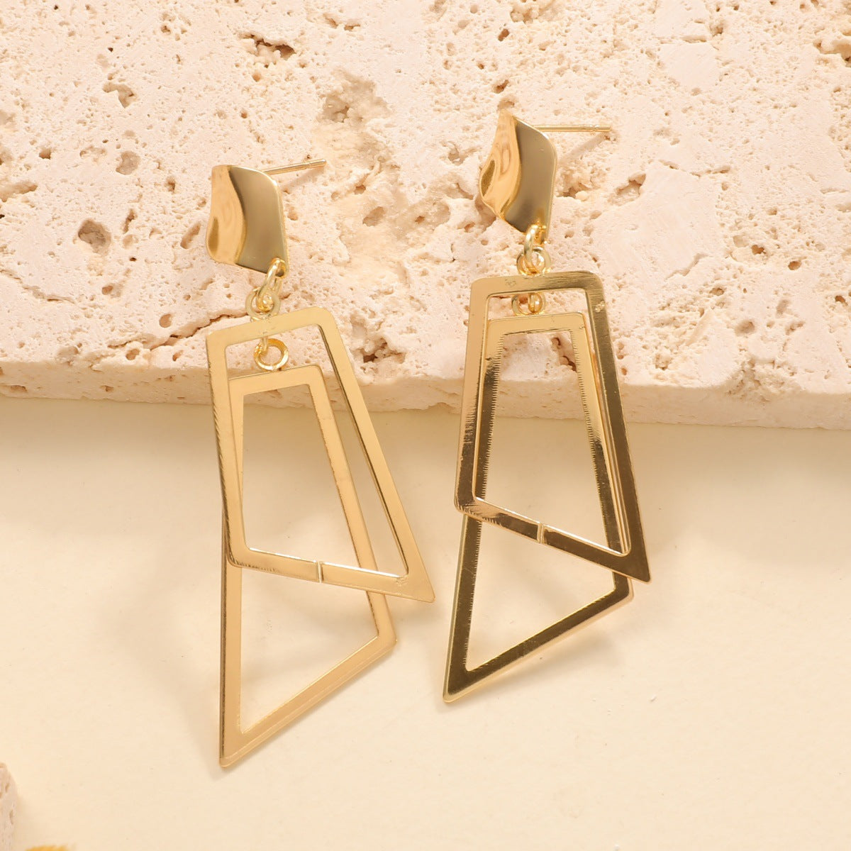 Women's Hanging Earrings in Modern Geometric Design Symbol Fashion
