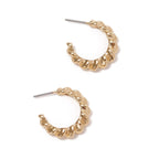 Women Hanging Earrings with Elegant Wave Design Symbol Fashion