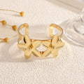 Women's cuff bracelet with floral design Symbol Fashion