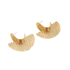 Women's Hanging Earrings with Artistic, Textured Design Symbol Fashion