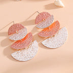 Women's Hanging Earrings in Elegant, Layered Design Symbol Fashion