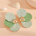 Women's ear clips in elaborate floral pattern Symbol Fashion