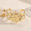 Women's bracelet with elaborate sun design Symbol Fashion