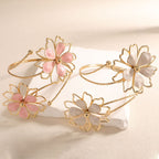 Ladies bracelet with artistic flower design Symbol Fashion