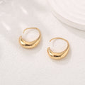 Women's hoops in modern crescent design Symbol Fashion