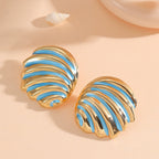 Women's ear clips in maritime shell design Symbol Fashion