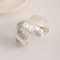 Ladies Open Bangle with Artistic Fold Design Symbol Fashion